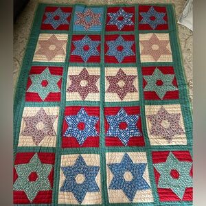 vintage handmade hand stitched quilt